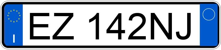 Numer rejestracyjny EZ142NJ posiada FIAT 500L Numer rejestracyjny EZ142NJ posiada FIAT 500L