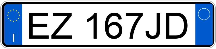 Numer rejestracyjny EZ167JD posiada BMW X3