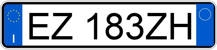 Numer rejestracyjny EZ183ZH posiada MINI Mini 5P