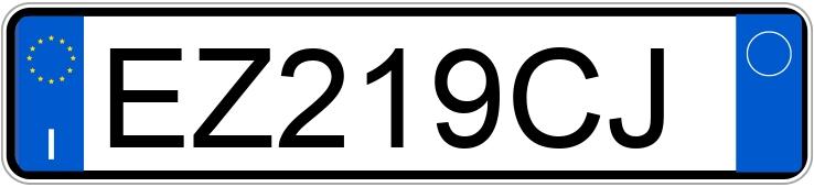 Numer rejestracyjny EZ219CJ posiada OPEL Corsa 5a serie