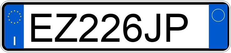 Numer rejestracyjny EZ226JP posiada AUDI Q3