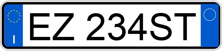 Numer rejestracyjny EZ234ST posiada KIA Venga