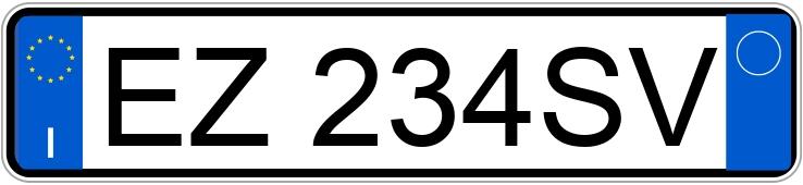 Numer rejestracyjny EZ234SV posiada PORSCHE Macan