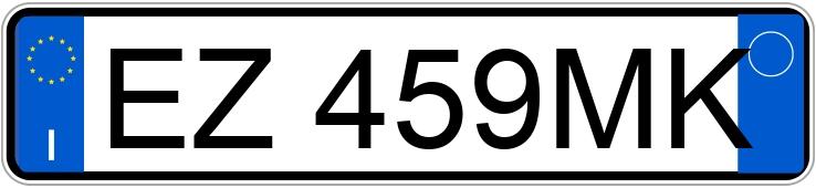 Numer rejestracyjny EZ459MK posiada FIAT Panda 2a serie Numer rejestracyjny EZ459MK posiada FIAT Panda 2a serie