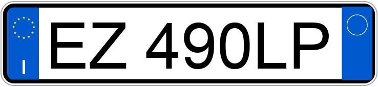 Numer rejestracyjny EZ490LP posiada ALFA ROMEO Giulietta Numer rejestracyjny EZ490LP posiada ALFA ROMEO Giulietta