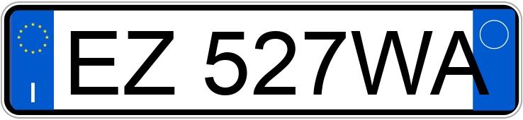 Numer rejestracyjny EZ527WA posiada MERCEDES Classe A