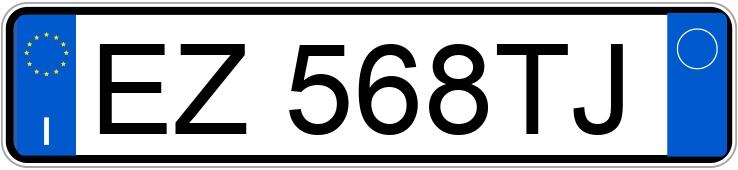 Numer rejestracyjny EZ568TJ posiada FIAT Panda 3a serie