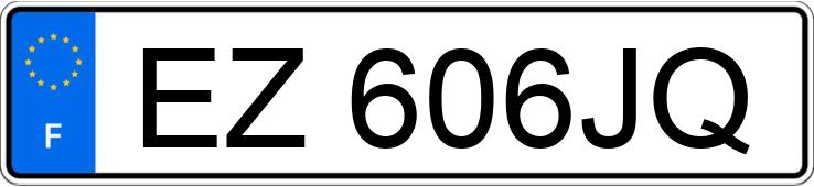 Numer rejestracyjny EZ606JQ posiada TOYOTA YARIS III