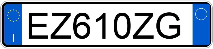 Numer rejestracyjny EZ610ZG posiada AUDI A3 3a serie Numer rejestracyjny EZ610ZG posiada AUDI A3 3a serie