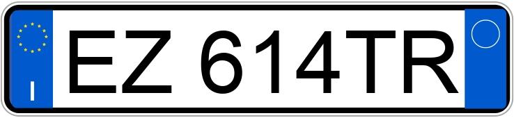 Numer rejestracyjny EZ614TR posiada LANCIA Ypsilon 3a serie