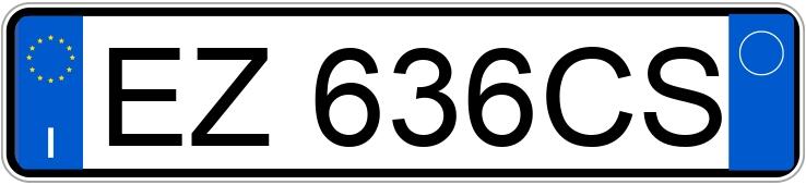 Numer rejestracyjny EZ636CS posiada VOLKSWAGEN Polo 5a serie Numer rejestracyjny EZ636CS posiada VOLKSWAGEN Polo 5a serie