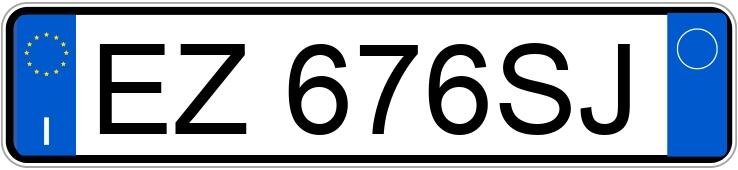 Numer rejestracyjny EZ676SJ posiada KIA Sportage 3a serie