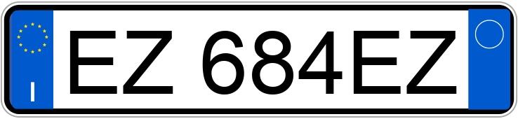 Numer rejestracyjny EZ684EZ posiada FIAT Panda 3a serie