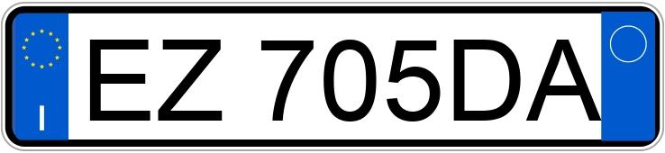 Numer rejestracyjny EZ705DA posiada AUDI Q3