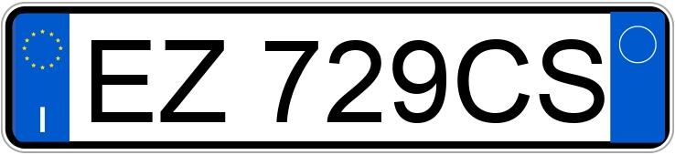Il numero di registrazione EZ729CS ha Opel Corsa