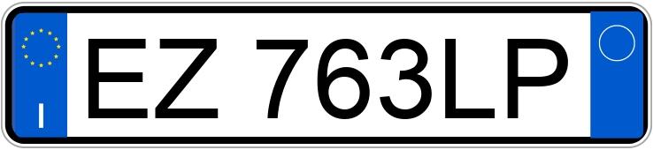Numer rejestracyjny EZ763LP posiada FIAT 500L Numer rejestracyjny EZ763LP posiada FIAT 500L