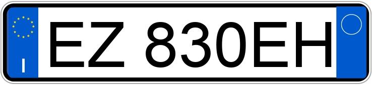 Numer rejestracyjny EZ830EH posiada VOLKSWAGEN Golf 6a serie