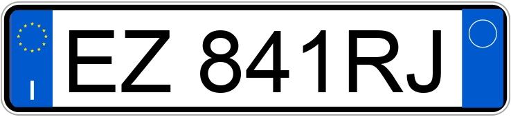 Numer rejestracyjny EZ841RJ posiada ALFA ROMEO Giulietta Numer rejestracyjny EZ841RJ posiada ALFA ROMEO Giulietta