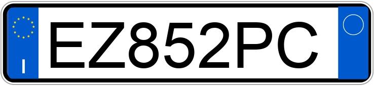 Numer rejestracyjny EZ852PC posiada OPEL Corsa 5a serie