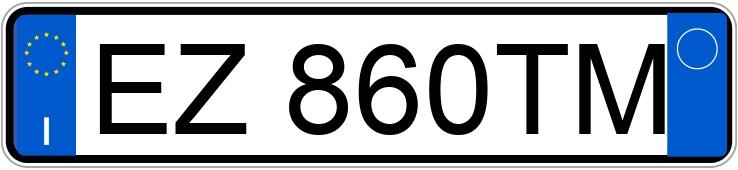Numer rejestracyjny EZ860TM posiada MERCEDES Classe A
