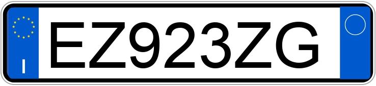 Numer rejestracyjny EZ923ZG posiada OPEL Insignia