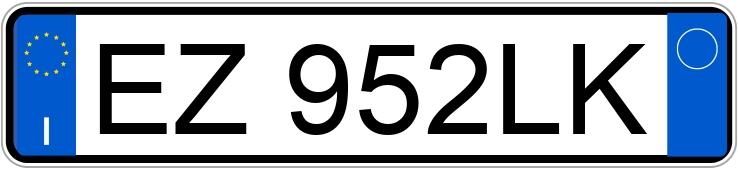 Numer rejestracyjny EZ952LK posiada MINI Mini Countrym. Numer rejestracyjny EZ952LK posiada MINI Mini Countrym.