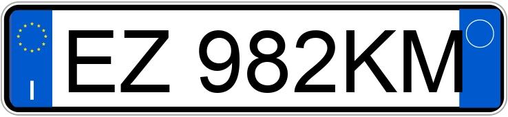 Numer rejestracyjny EZ982KM posiada AUDI A3 3a serie Numer rejestracyjny EZ982KM posiada AUDI A3 3a serie