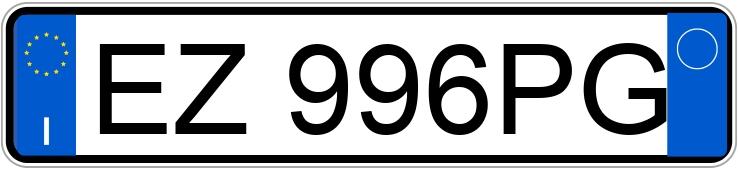 Numer rejestracyjny EZ996PG posiada BMW Serie 4 G.C.