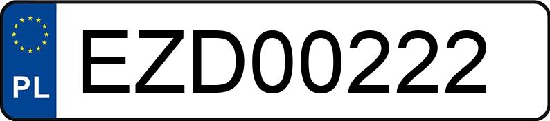Numer rejestracyjny EZD 00222 posiada HONDA Civic 1.5i MR`95 i - EZD00222 Numer rejestracyjny EZD 00222 posiada HONDA Civic 1.5i MR`95 i - EZD00222