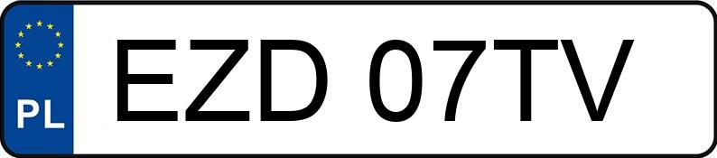 Numer rejestracyjny EZD 07TV posiada MAZDA 323F 2.0 Diesel MR`98 Exclusive - EZD07TV Numer rejestracyjny EZD 07TV posiada MAZDA 323F 2.0 Diesel MR`98 Exclusive - EZD07TV