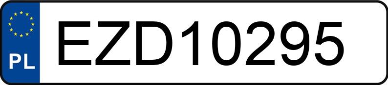 Numer rejestracyjny EZD 10295 posiada CUPRA TERRAMAR - EZD10295