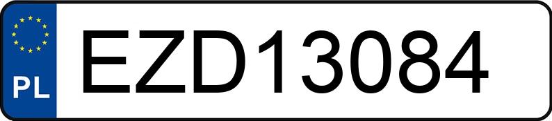 Numer rejestracyjny EZD 13084 posiada HYUNDAI GENESIS COUPE - EZD13084