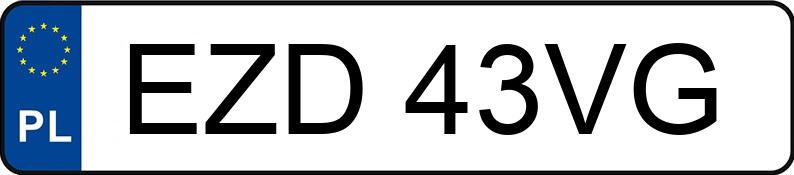 Numer rejestracyjny EZD 43VG posiada MERCEDES-BENZ S 300 TD 140 S 300 TD 140 - EZD43VG