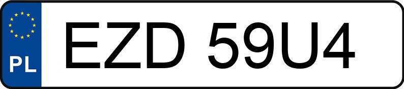 Numer rejestracyjny EZD 59U4 posiada FIAT DUCATO - EZD59U4 Numer rejestracyjny EZD 59U4 posiada FIAT DUCATO - EZD59U4