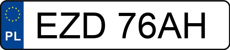 Numer rejestracyjny EZD 76AH posiada FORD Focus 1.6 Kat. MR`98 Ghia - EZD76AH