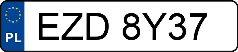 Numer rejestracyjny EZD 8Y37 posiada VOLVO S60 2.5T - EZD8Y37