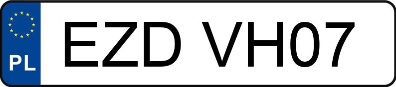 Numer rejestracyjny EZD VH07 posiada VOLKSWAGEN PASSAT - EZDVH07