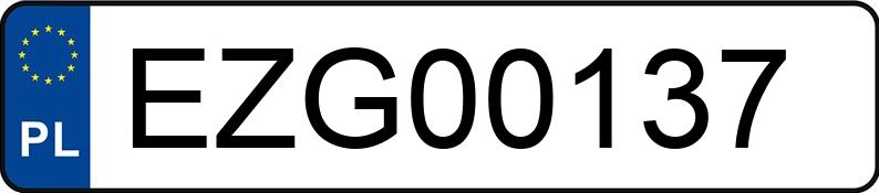 Numer rejestracyjny EZG 00137 posiada TOYOTA YARIS - EZG00137 Numer rejestracyjny EZG 00137 posiada TOYOTA YARIS - EZG00137