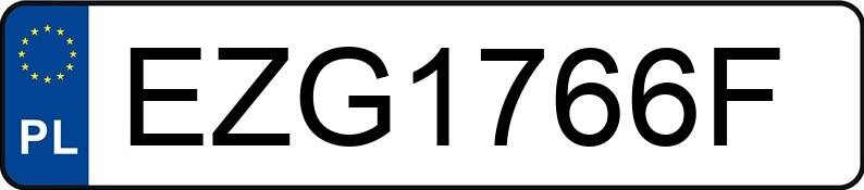 Numer rejestracyjny EZG 1766F posiada BMW 535I - EZG1766F