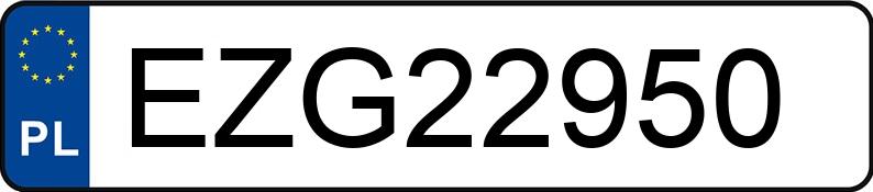 Numer rejestracyjny EZG 22950 posiada OPEL MERIVA - EZG22950 Numer rejestracyjny EZG 22950 posiada OPEL MERIVA - EZG22950