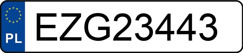 Numer rejestracyjny EZG 23443 posiada BMW 320 2,0 KAT - EZG23443 Numer rejestracyjny EZG 23443 posiada BMW 320 2,0 KAT - EZG23443