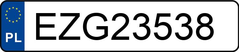 Numer rejestracyjny EZG 23538 posiada AUDI 80 - EZG23538 Numer rejestracyjny EZG 23538 posiada AUDI 80 - EZG23538
