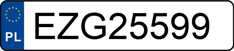 Numer rejestracyjny EZG 25599 posiada OPEL Astra II 1.2 MR`98 Astra II 1.2 MR`98 - EZG25599