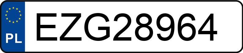 Numer rejestracyjny EZG 28964 posiada BMW 320 - EZG28964