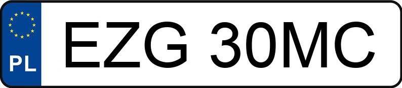 Numer rejestracyjny EZG 30MC posiada OPEL ASTRA - EZG30MC