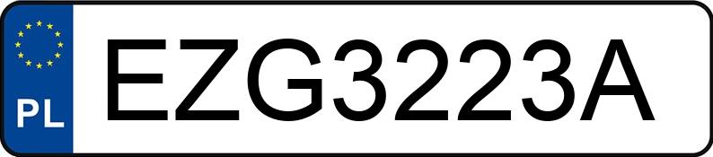 Numer rejestracyjny EZG 3223A posiada MERCEDES-BENZ ML 270 CDI MR`01 E3 W163 ML 270 CDI MR`01 E3 W163 - EZG3223A
