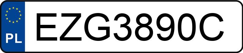 Numer rejestracyjny EZG 3890C posiada RENAULT MEGANE - EZG3890C