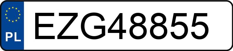 Numer rejestracyjny EZG 48855 posiada VOLVO S80 - EZG48855