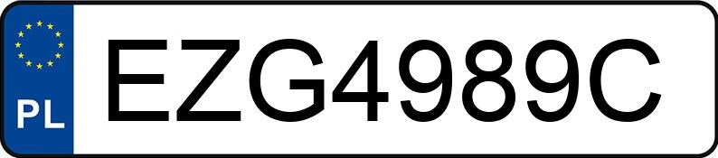 Numer rejestracyjny EZG 4989C posiada MERCEDES-BENZ E 220 - EZG4989C