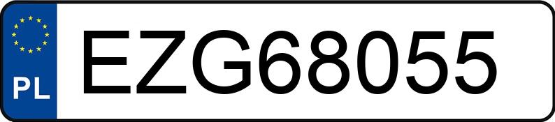 Numer rejestracyjny EZG 68055 posiada TOYOTA AURIS - EZG68055